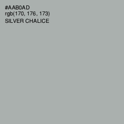 #AAB0AD - Silver Chalice Color Image